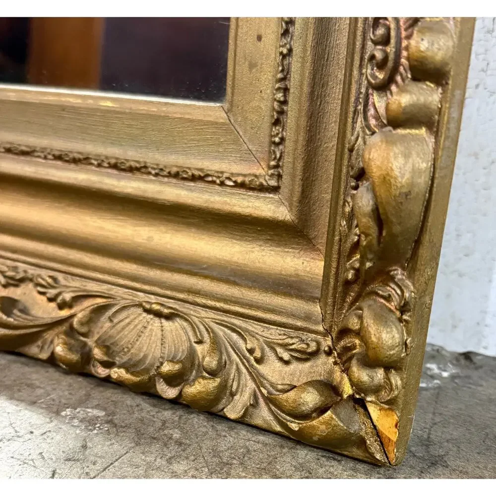 Vintage Gold Ornate Wall Mirror